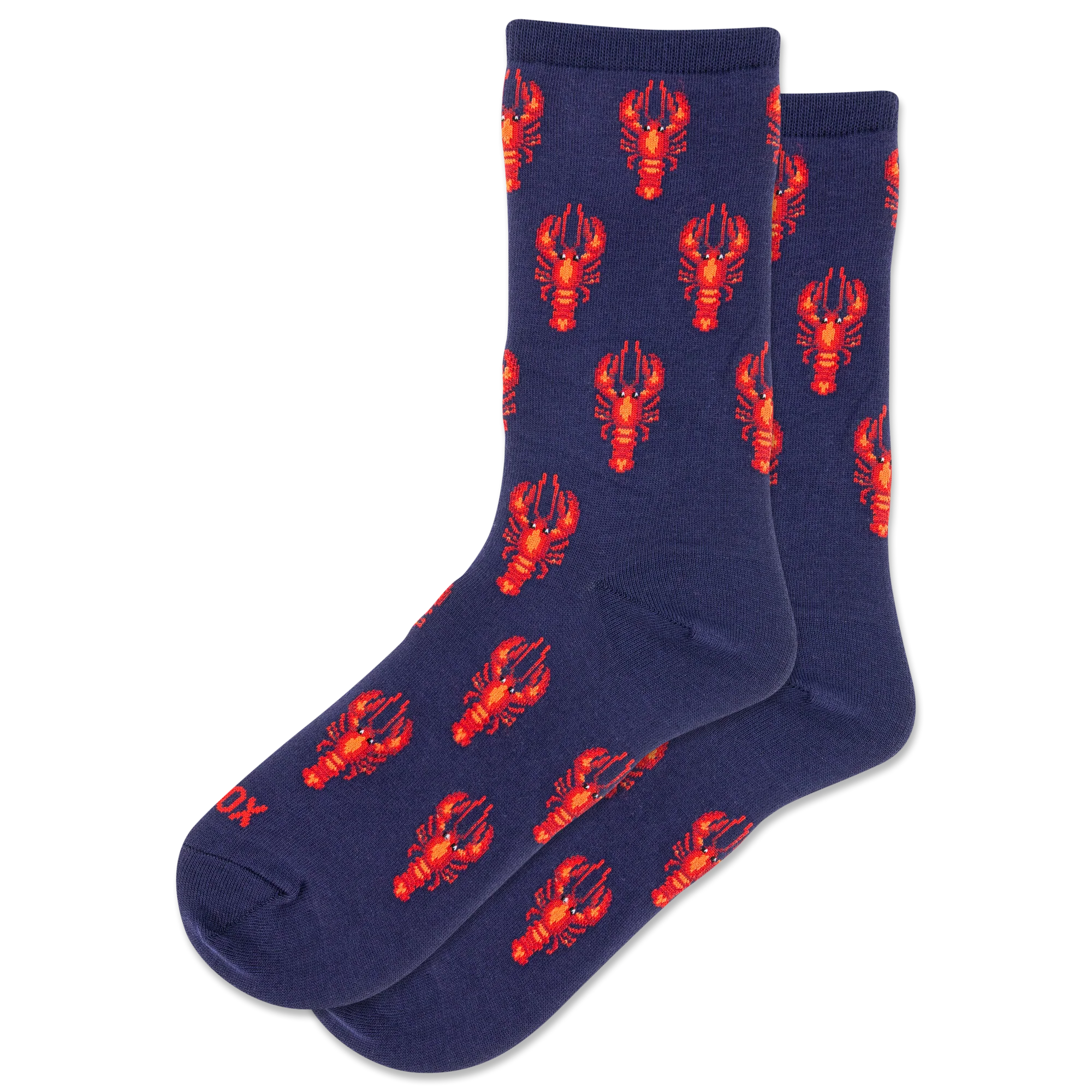 Hot Sox - Women - LOBSTER STRIPE Crew Socks