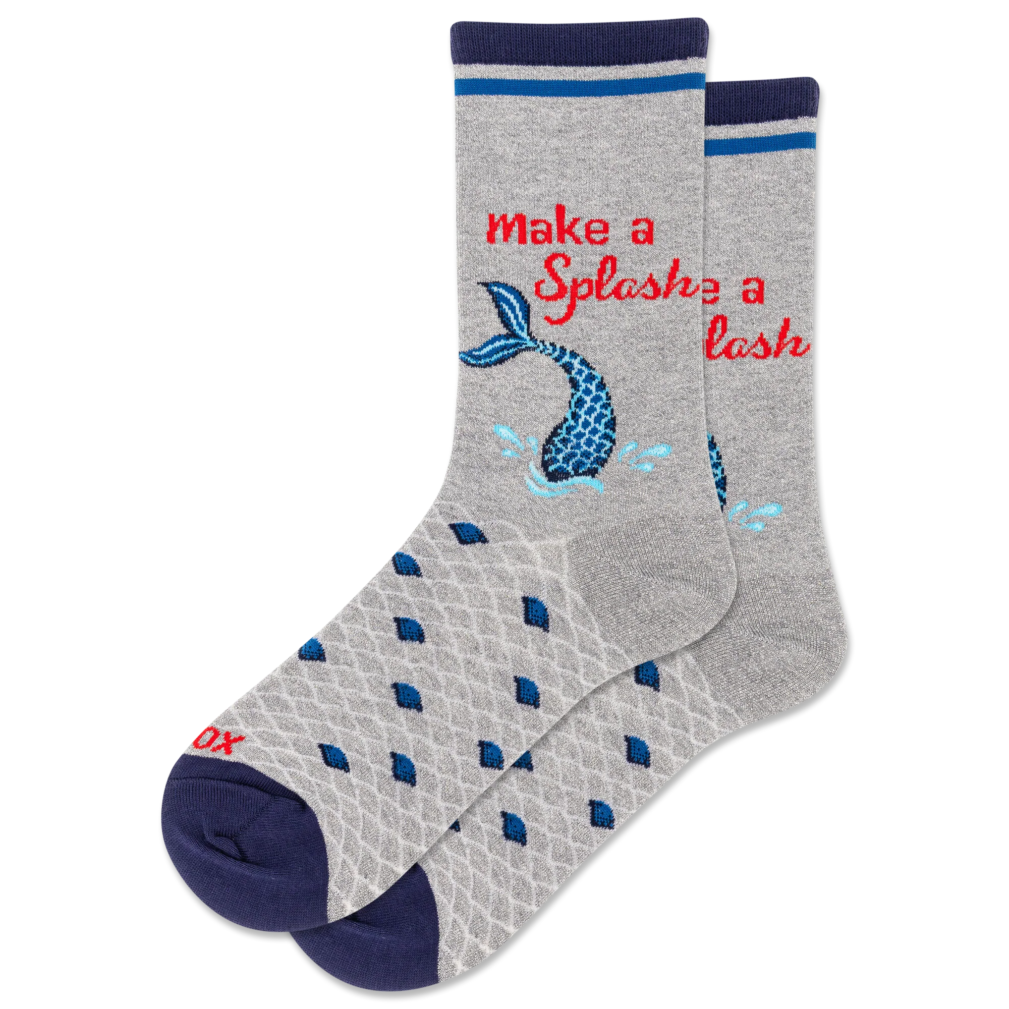 Hot Sox - Women - MAKE A SPASH Metallic Crew Socks