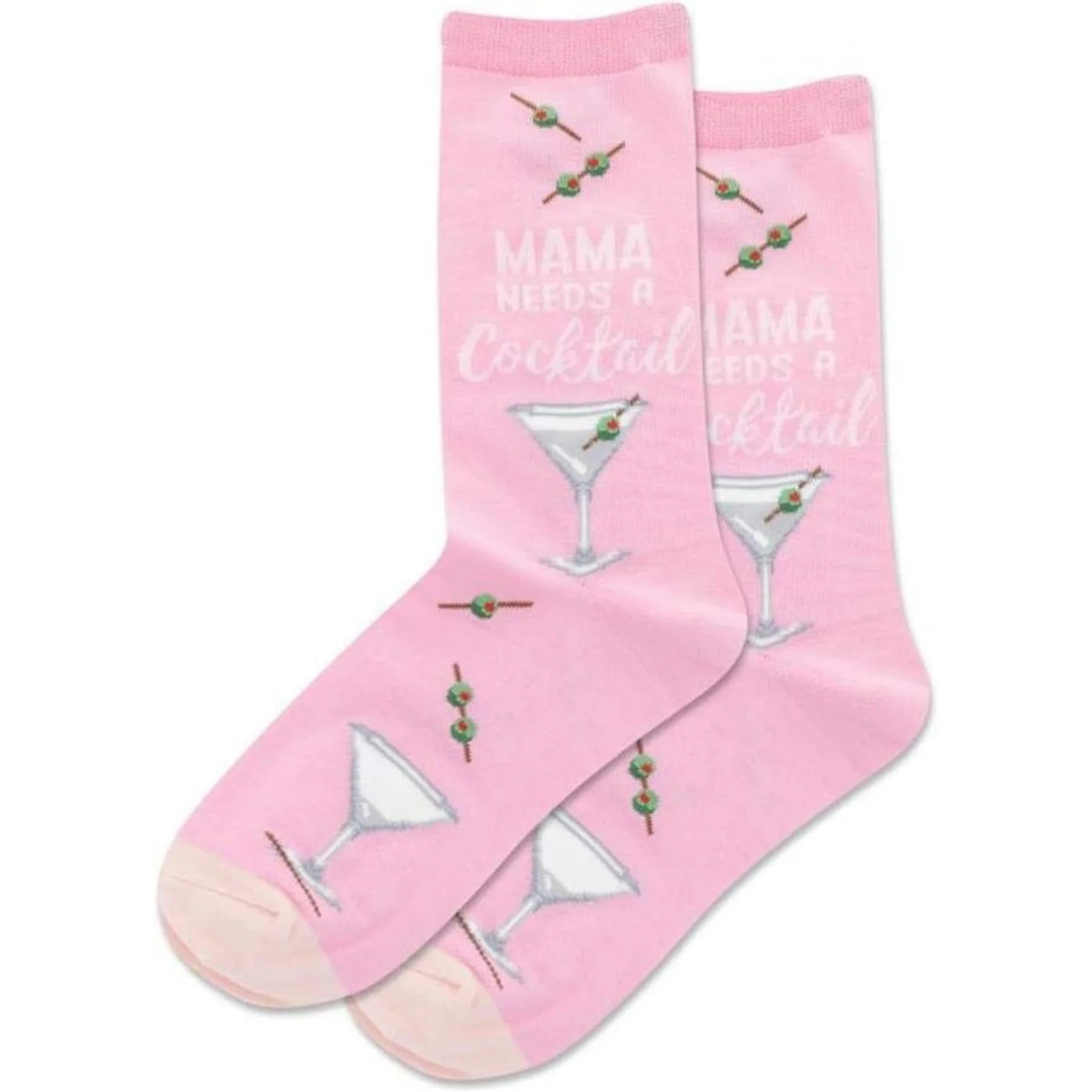 Hot Sox - Women - MAMA NEEDS A COCKTAIL Crew Socks