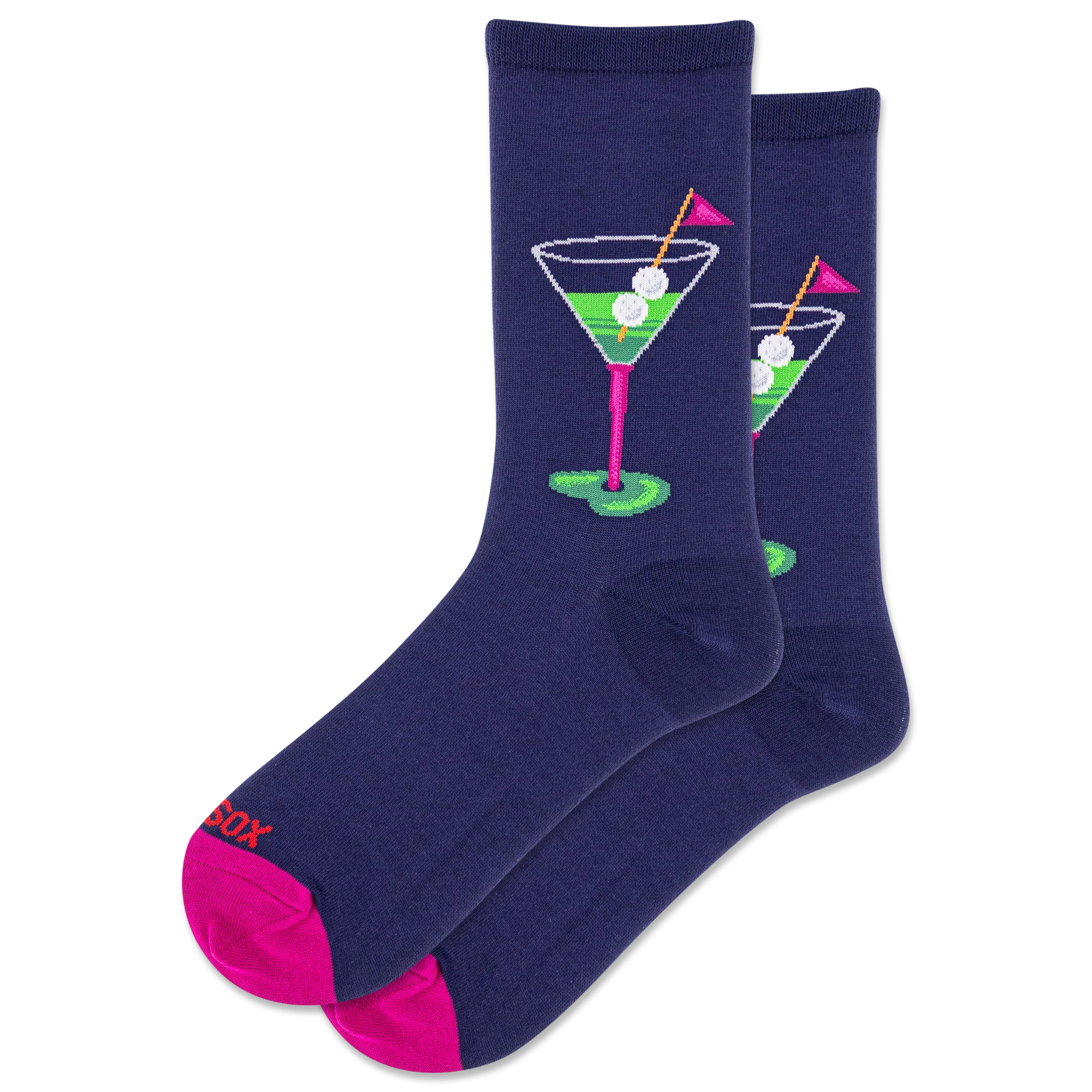 Hot Sox - Women - MARTINI GOLF Crew Socks