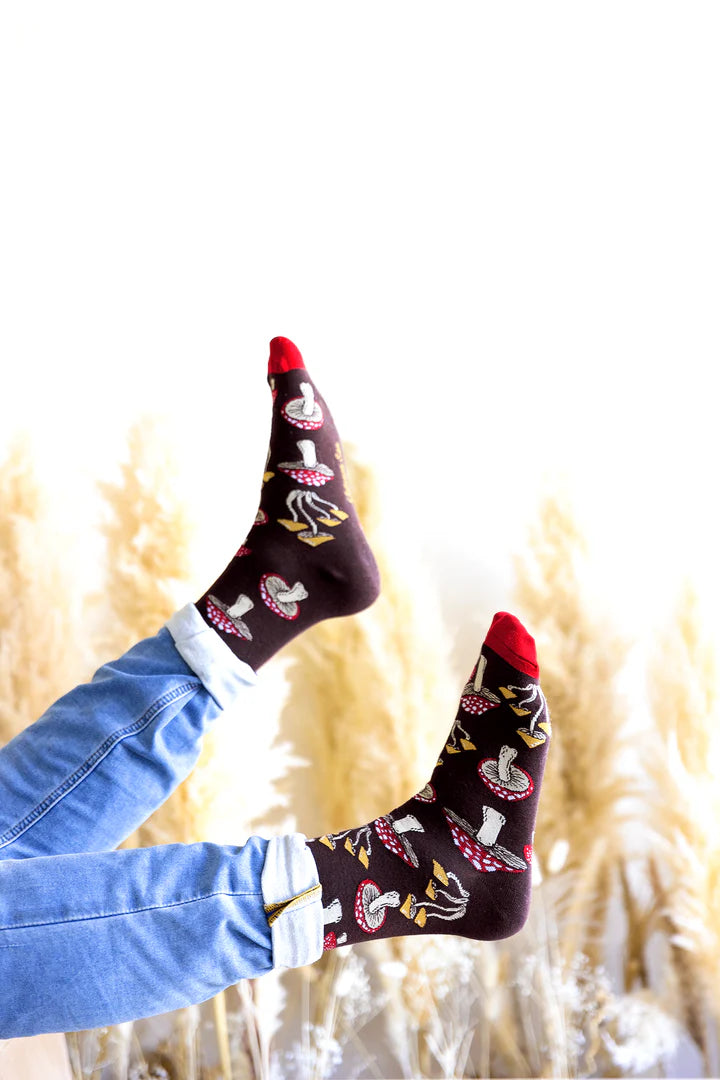 Uptown Sox - Men's - Mushroom Magic Socks for HIM