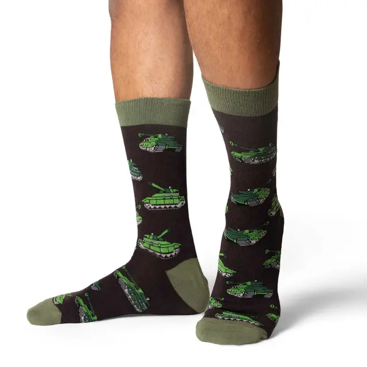 Good Luck Sock - Men's Military Tanks Socks