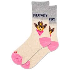 Hot Sox - Women - MEOWDY Crew Socks
