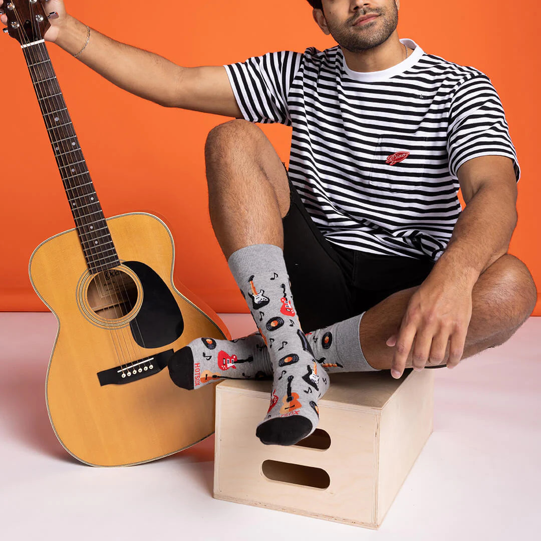 Hot Sox - Men - MUSIC CLASS Crew Socks