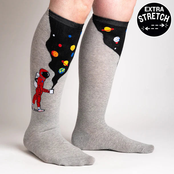 Sock it to Me - STRETCH-IT™ Knee High Sock: MOON WALK IN THE MORNING