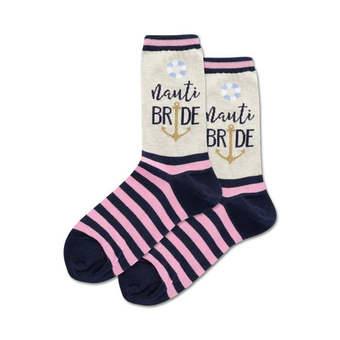 Hot Sox - Women - Nauti PRIDE Crew Socks