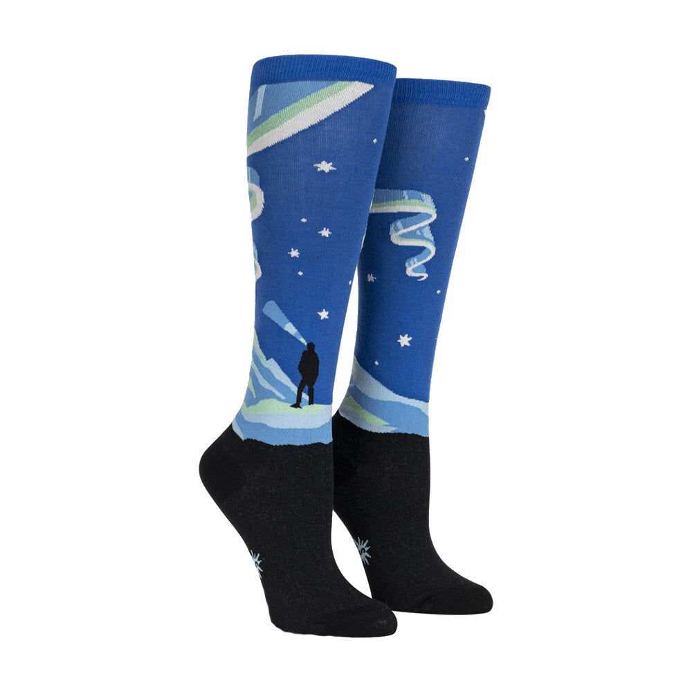 Sock it to Me - Knee High Sock: NOTHERN LIGHTS