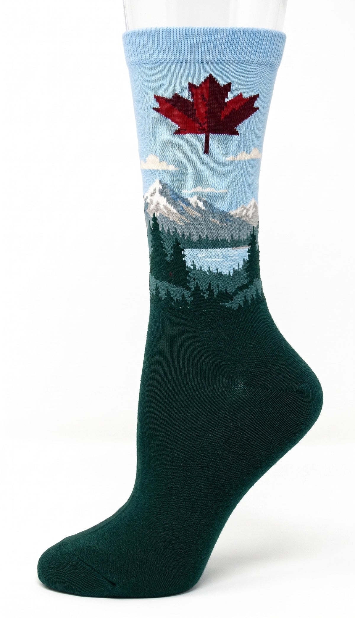 CRAZY TOES - LADIES - NOTHERN WILDERNESS Crew Socks