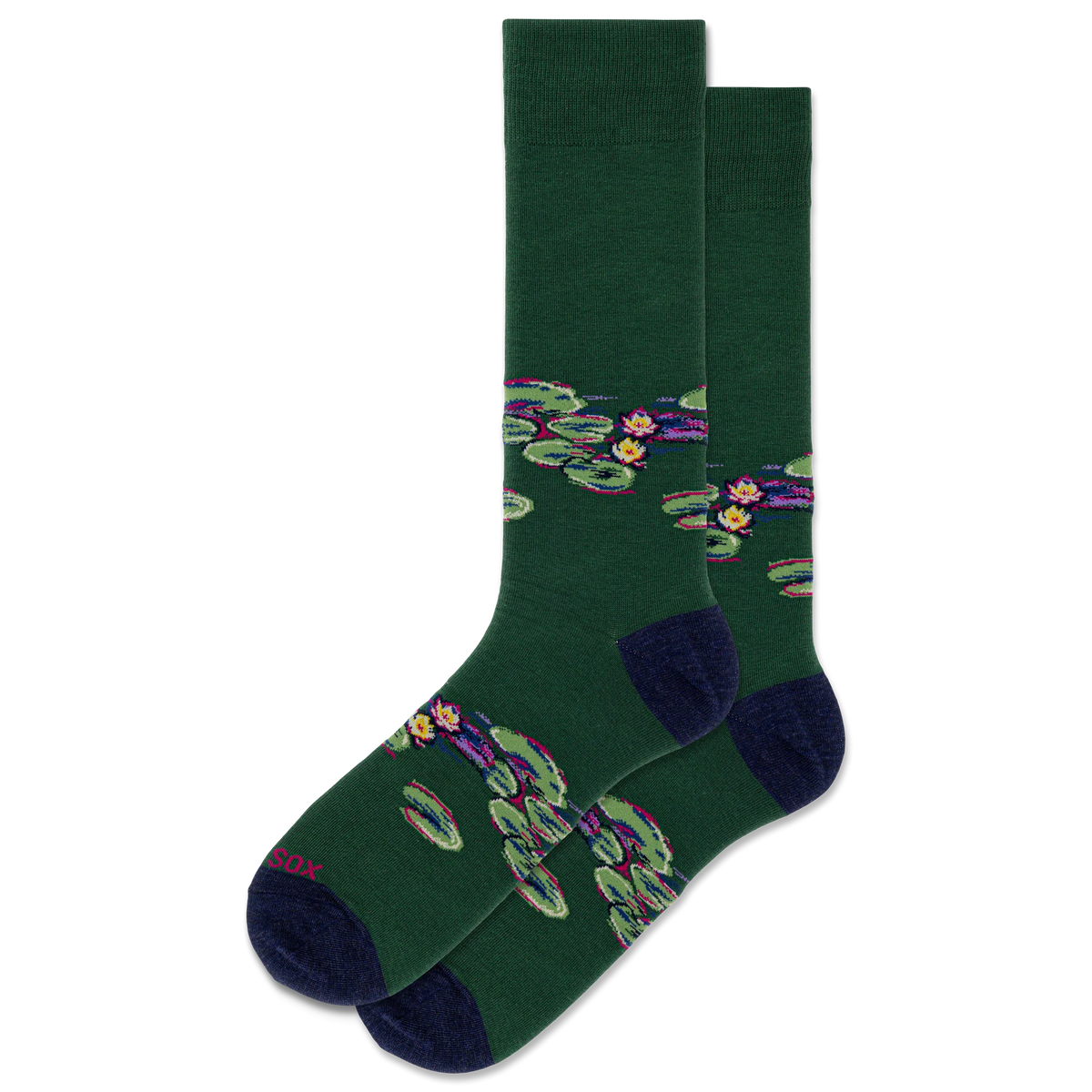 Hot Sox - Men - Artist Series - Nympheas Crew Socks