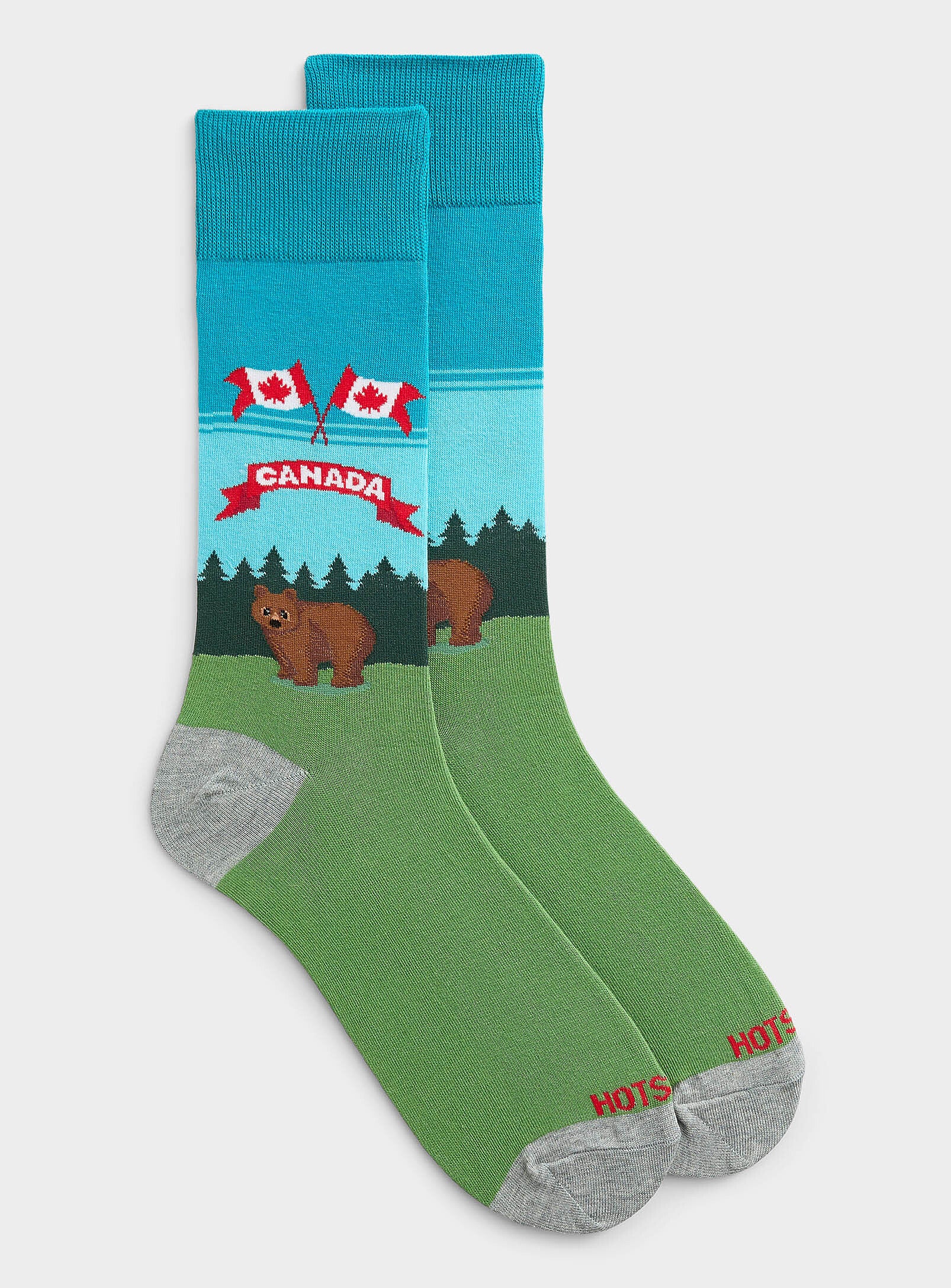 Hot Sox - Men - O Canada! Crew Socks
