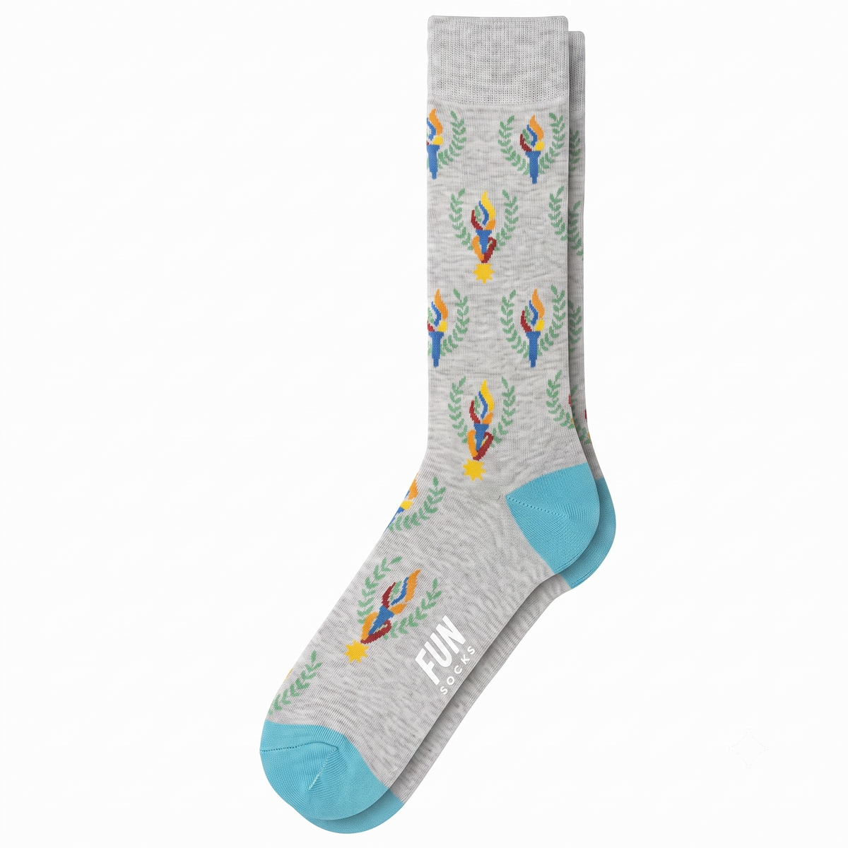FUN Socks - Men's -  OLYMPIAN Bamboo Rayon Crew Socks