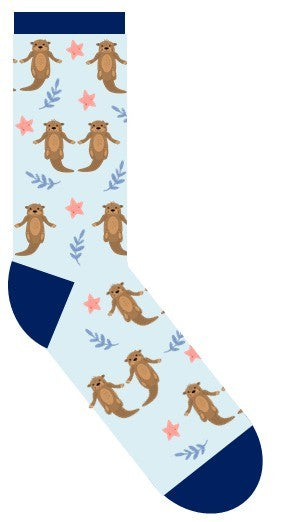 moJJa - Women's - OTTERS Crew Socks