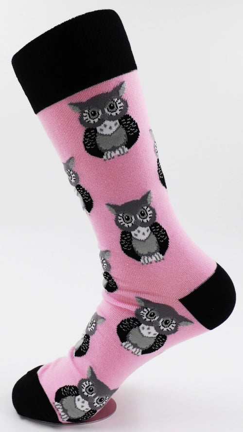 SoXcellent - Owl Fun Casual Pattern Funny Socks - M
