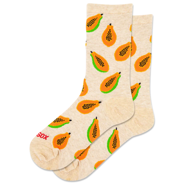 Hot Sox - Women - PAPAYA Crew Socks