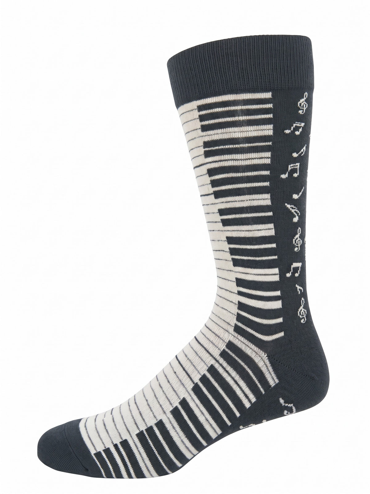CRAZY TOES - MEN'S - PIANO Crew Socks