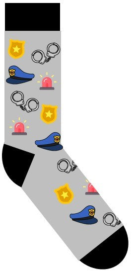 moJJa - Men's - POLICE OFFICER Crew Socks