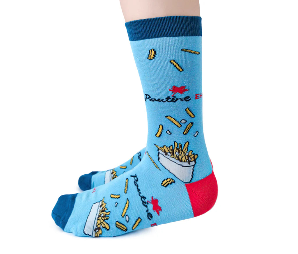 Uptown Sox - Women's - Poutine Eh! Socks for HER