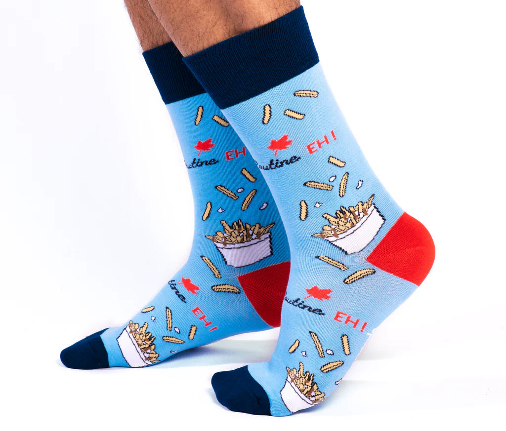 Uptown Sox - Men's - Poutine Eh! Socks for HIM