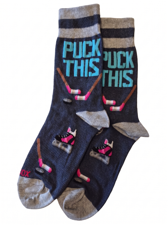 Hot Sox - Women - PUCK THIS Crew Socks