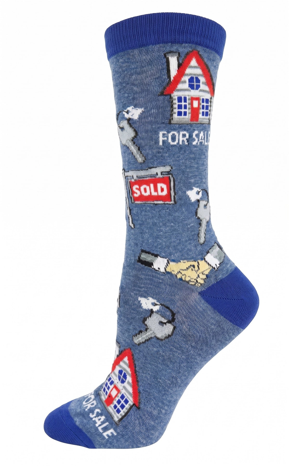 CRAZY TOES - LADIES - REALTOR Crew Socks