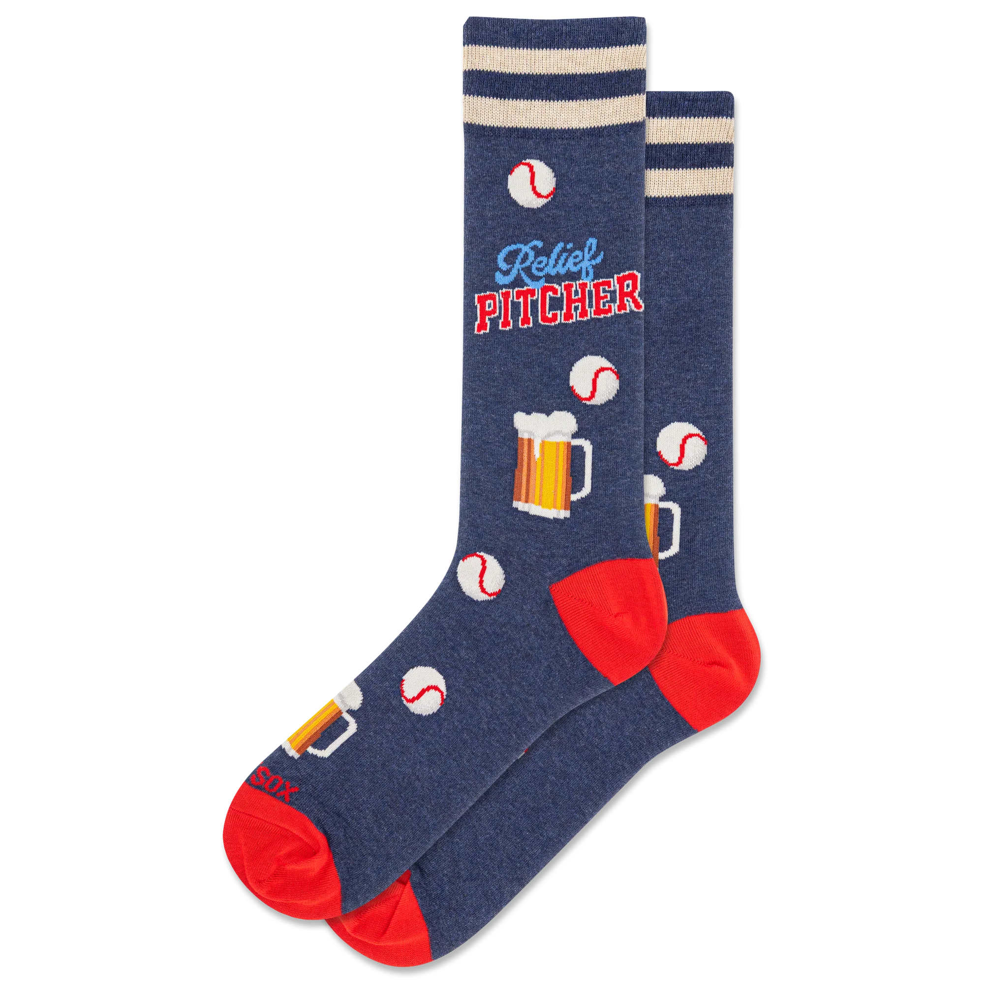 Hot Sox - Men - RELIEF PITCHER Crew Socks