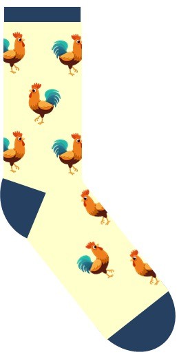 moJJa - Women's - ROOSTER Crew Socks