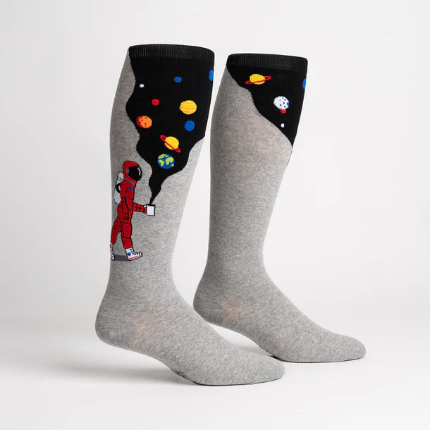 Sock it to Me - STRETCH-IT™ Knee High Sock: MOON WALK IN THE MORNING