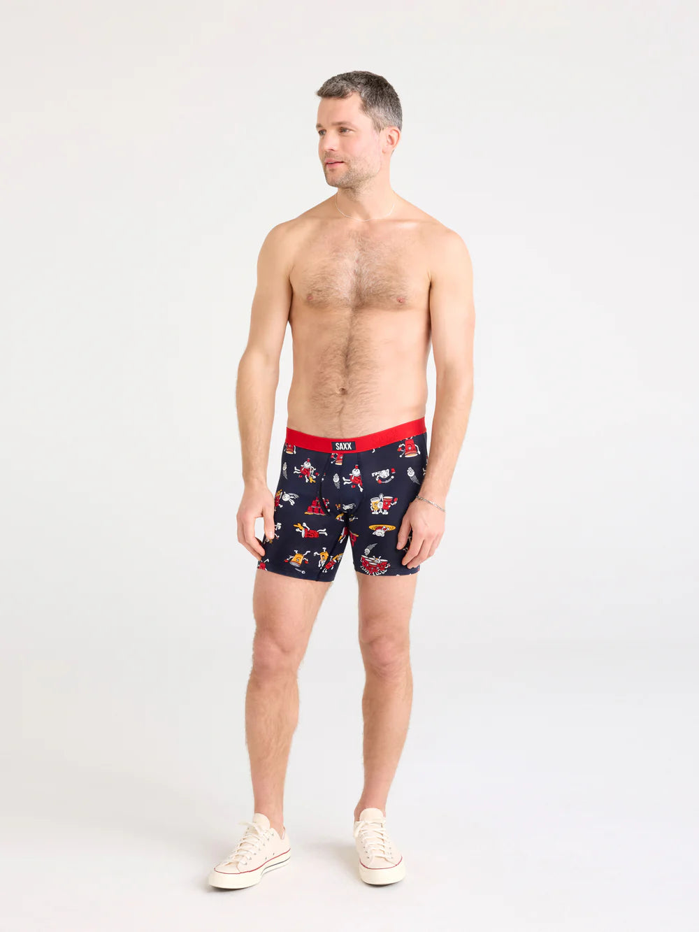 SAXX - VIBE EXTRA SOFT COMFORT BOXER BRIEF FLY 6"- PFI