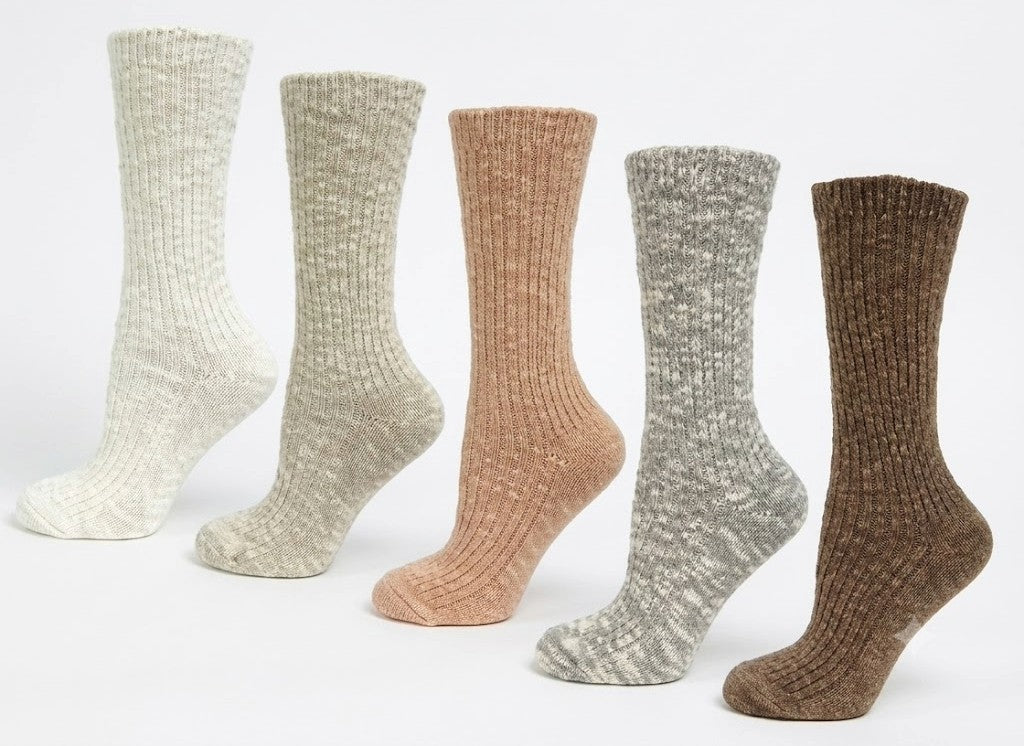 KEY - Women's - SLUB RIBBED Socks