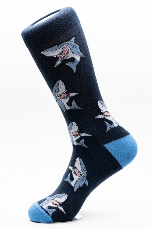 moJJa - Men's - SHARKS Crew Socks