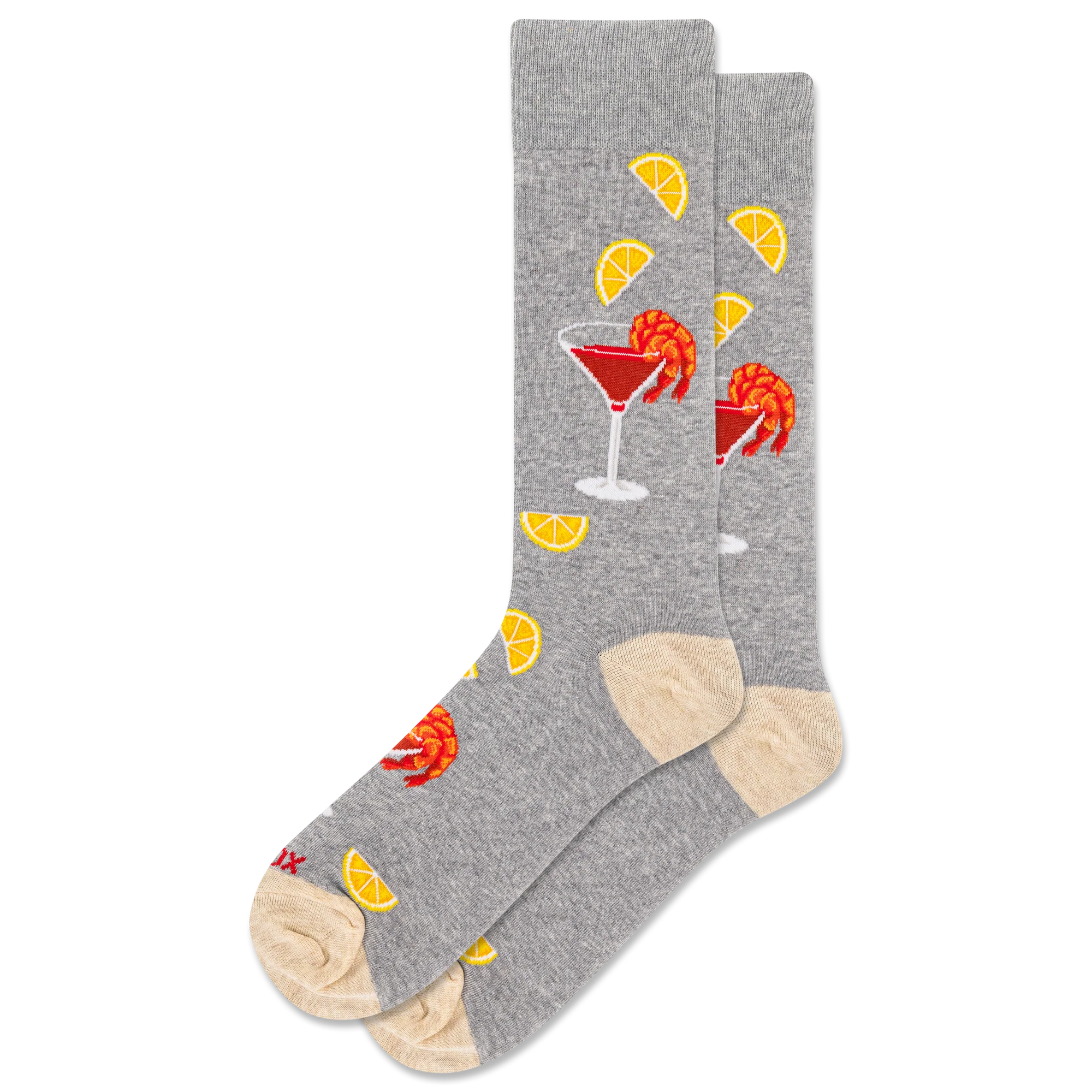 Hot Sox - Men - SHRIMP COCKTAIL Crew Socks