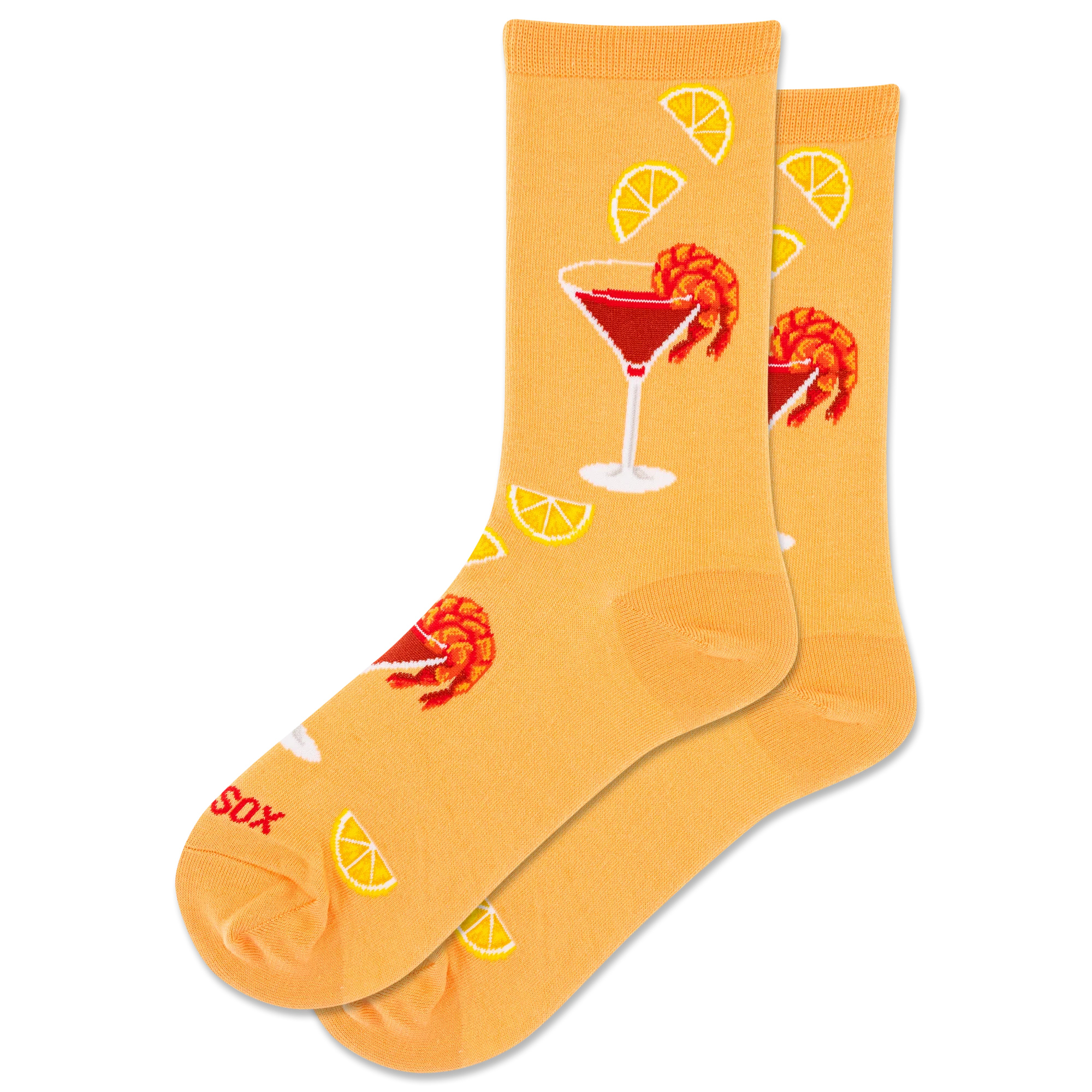 Hot Sox - Women - SHRIMP COCKTAIL Crew Socks