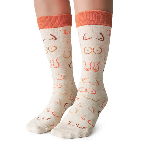 Uptown Sox - Women's - Simply the Breast Socks - For Her