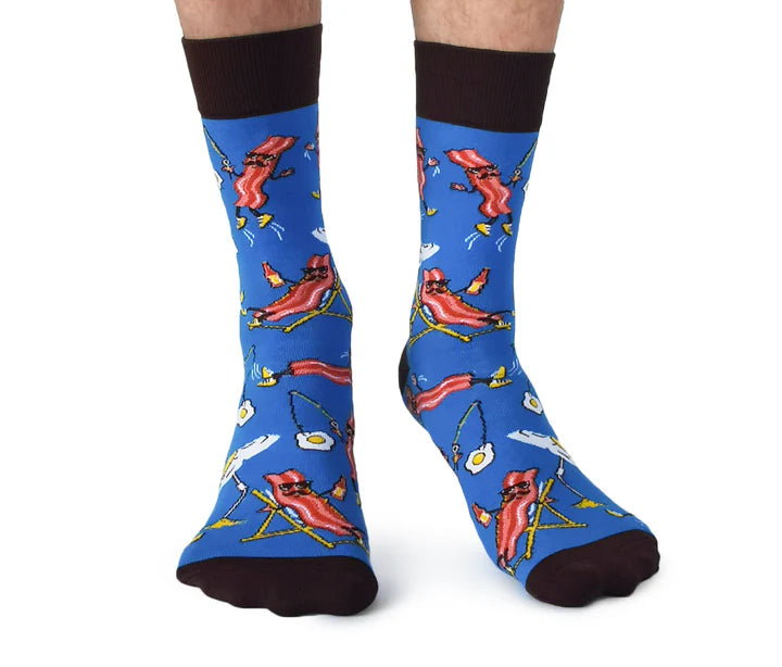 Uptown Sox - Men's - Sir Bacon Socks - For Him