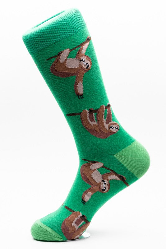 moJJa - Men's - SLOTHS Crew Socks
