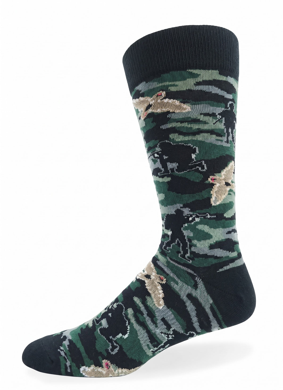 CRAZY TOES - MEN'S - SOLDIER ARMY Crew Socks