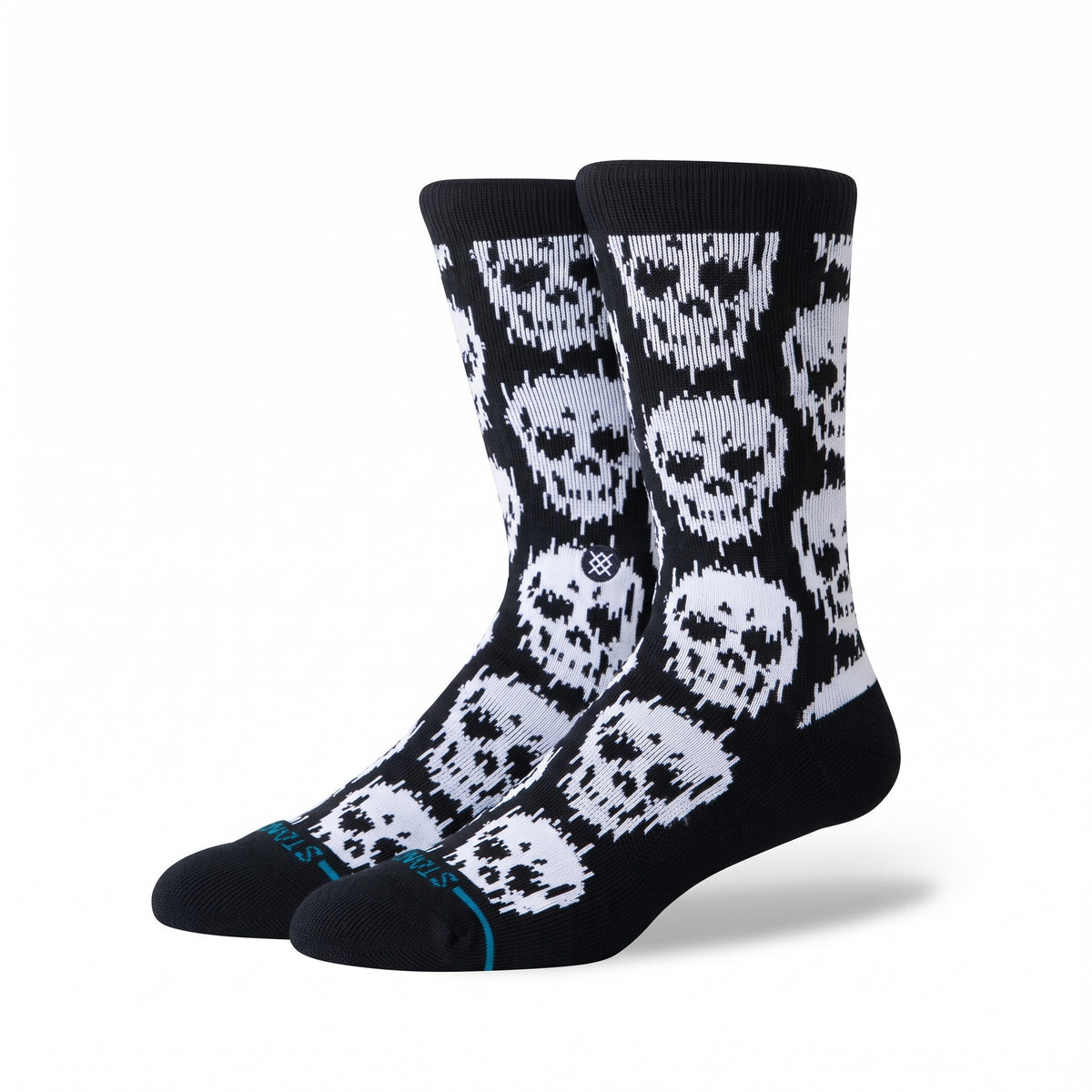 STANCE - Men's - STATIC SKULL Crew Socks