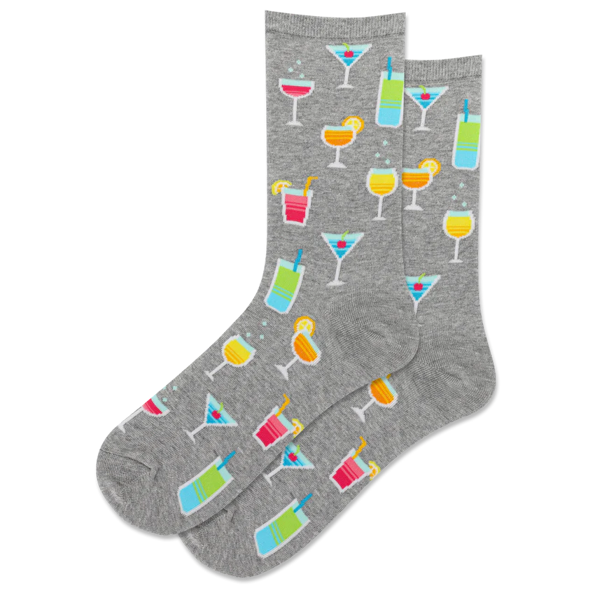 Hot Sox - Women - SUMMER COCKTAILS Crew Socks