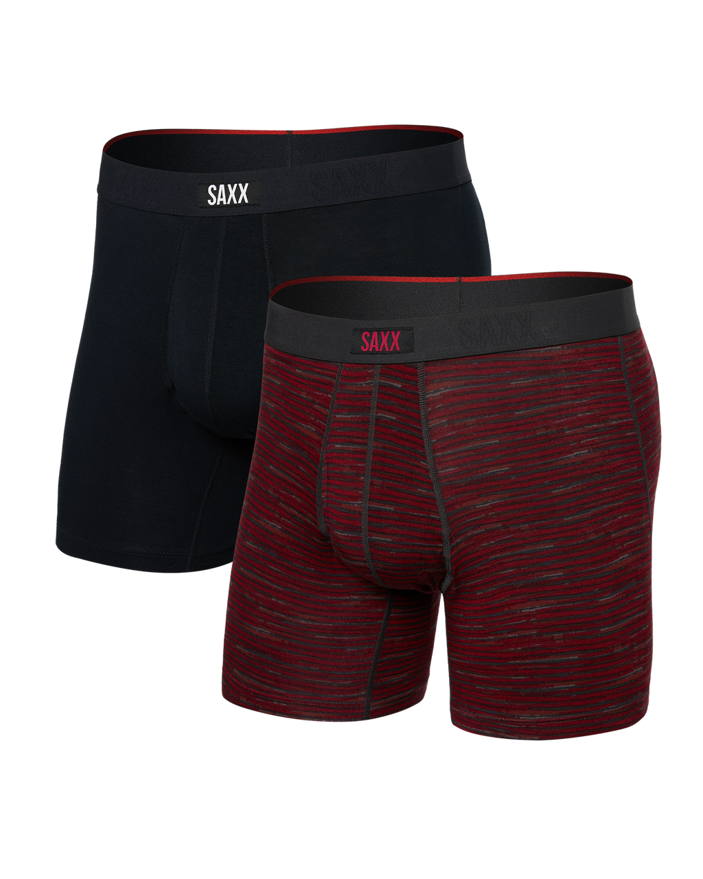SAXX - VIBE EXTRA SOFT COMFORT BOXER BRIEF FLY 6" 2PK - SSB