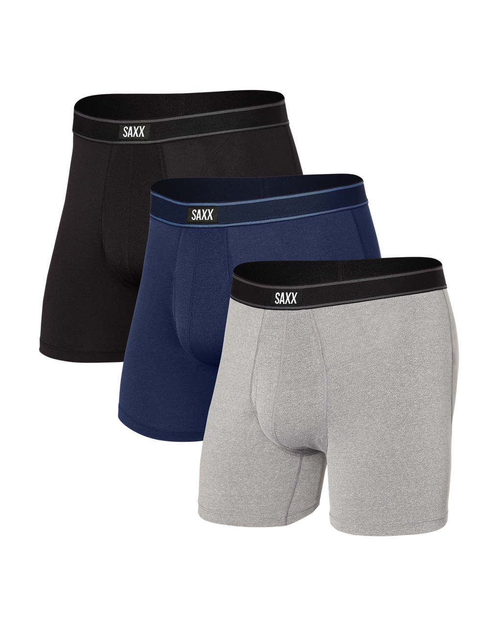 SAXX - DAYTRIPPER COMFORT STRETCH - BOXER BRIEFS FLY 3PK-BGN