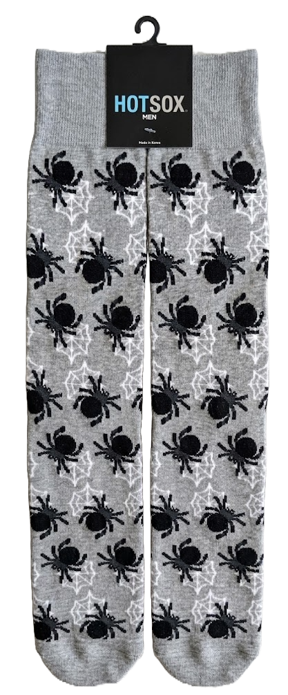 Hot Sox - Men - SPIDERS on the WEB Crew Socks