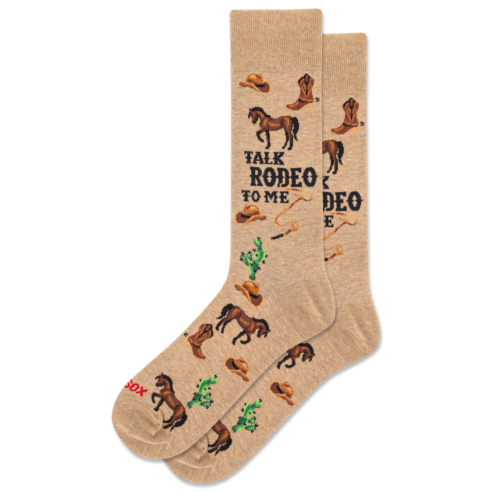 Hot Sox - Men - TALK RODEO TO ME Crew Socks