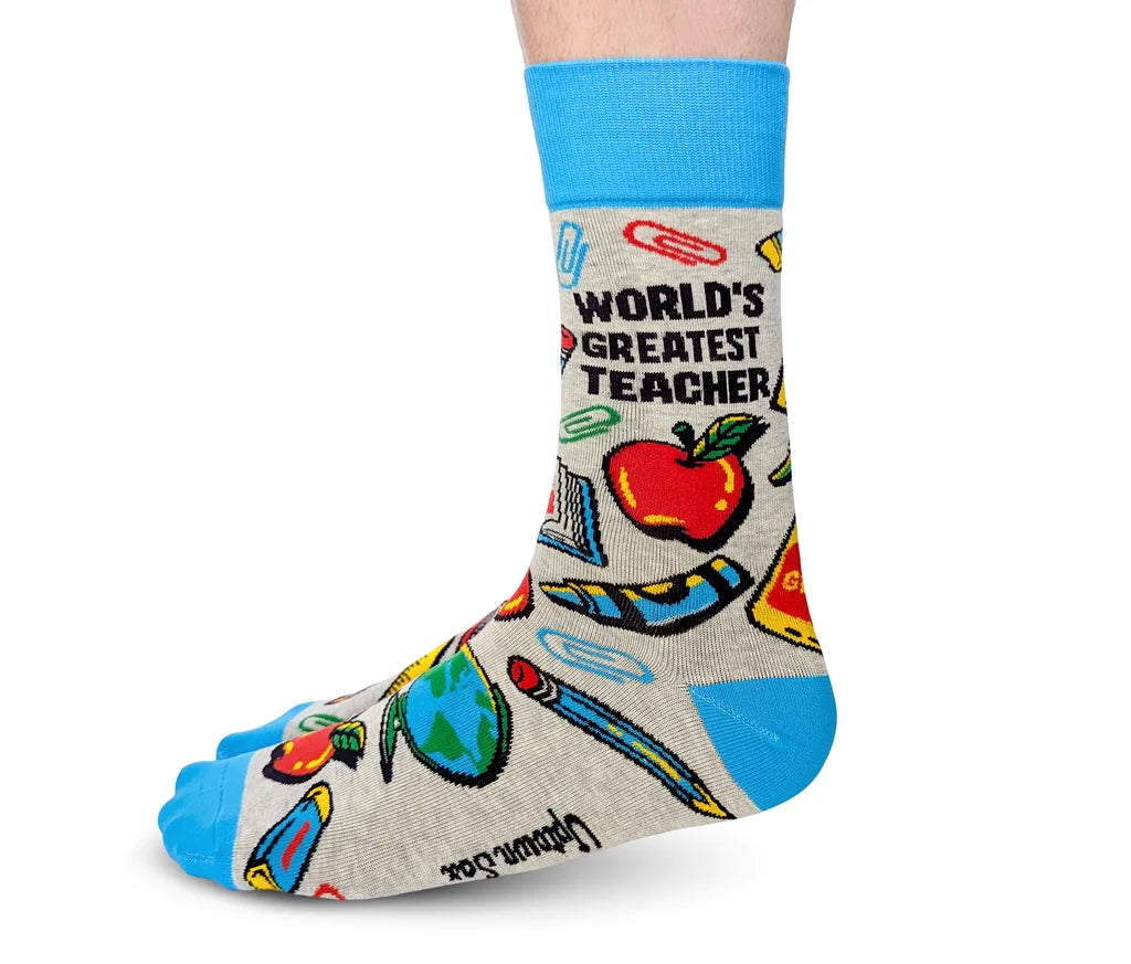 Uptown Sox - Men's - TEACHER'S PET 2.0 Socks - For Him