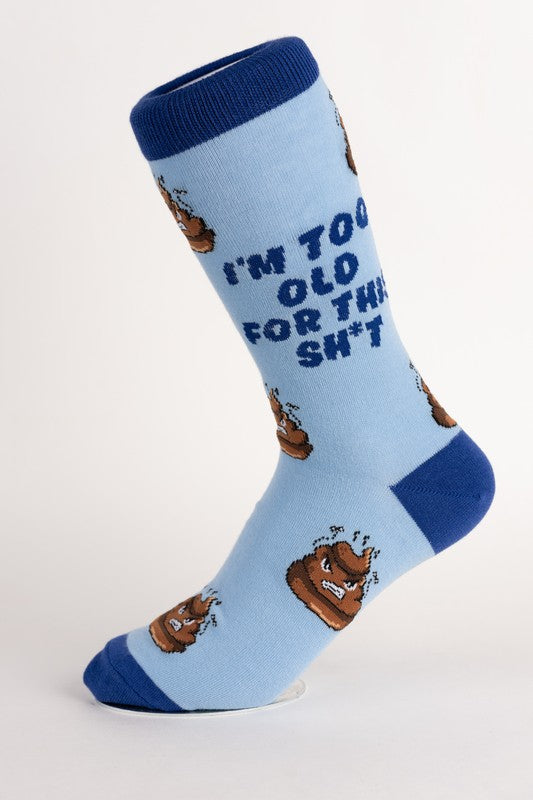 moJJa - Women's - TOO OLD FOR THIS SH*T Crew Socks