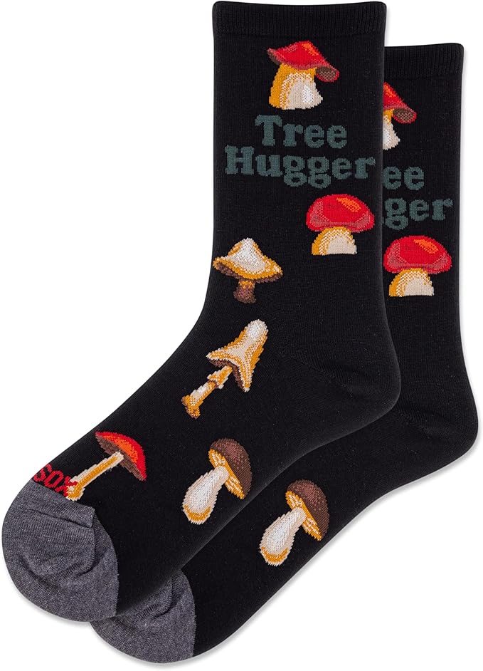 Hot Sox - Women - TREE HUGGER Crew Socks