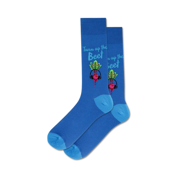 Hot Sox - Men - TURN UP THE BEET Crew Socks