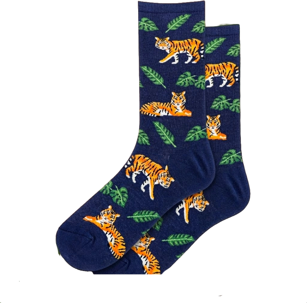 Hot Sox - Men - TIGER Crew Socks