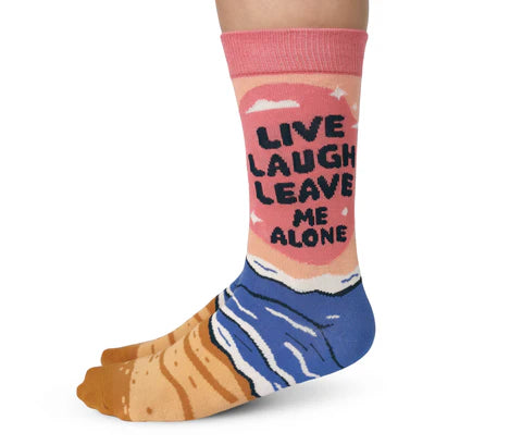 Uptown Sox - Women's - Live, Laugh, Leave Socks for HER