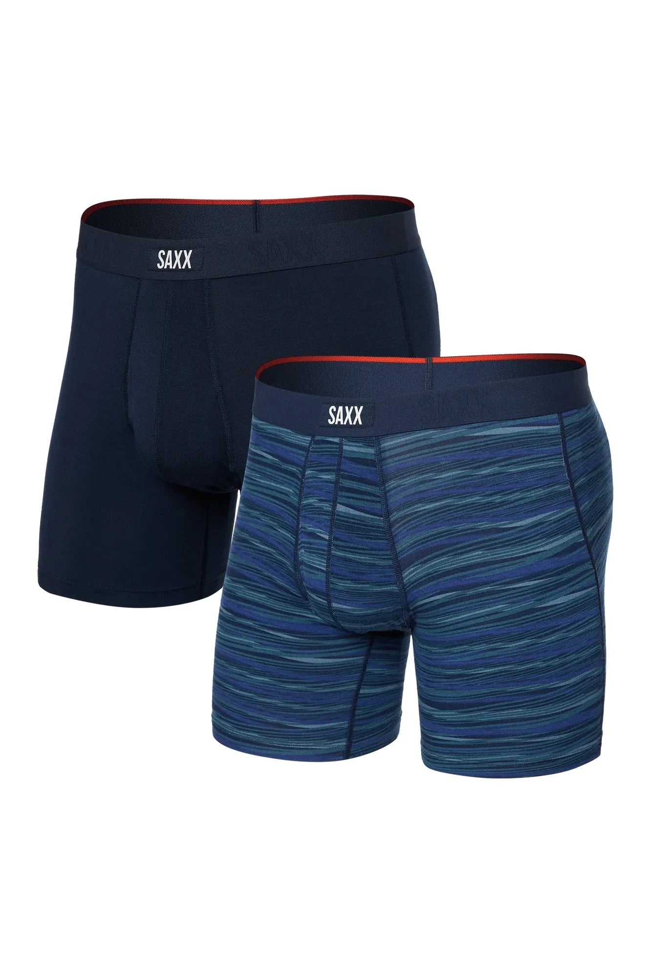 SAXX - VIBE EXTRA SOFT COMFORT BOXER BRIEF FLY 6" 2PK - SUR