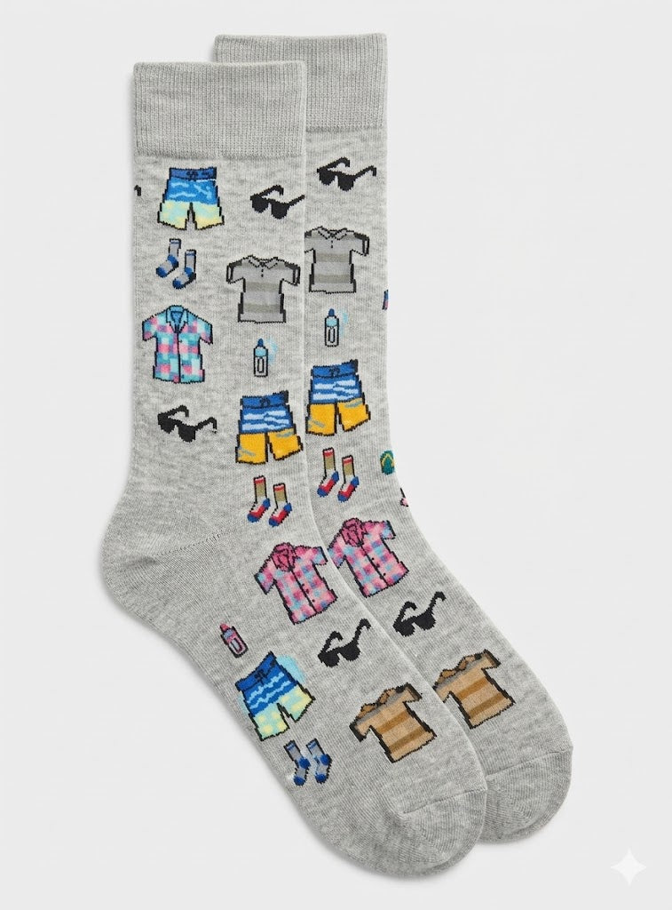 Hot Sox - Men - VACATION Crew Socks